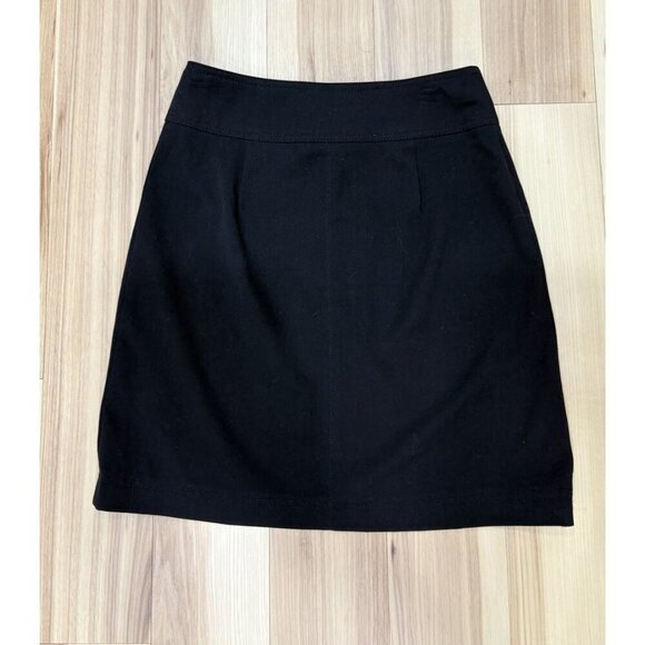 The Limited Black Pencil Skirt With Belt Size 6 Polyester/Viscose/Spandex Blend - Picture 4 of 4